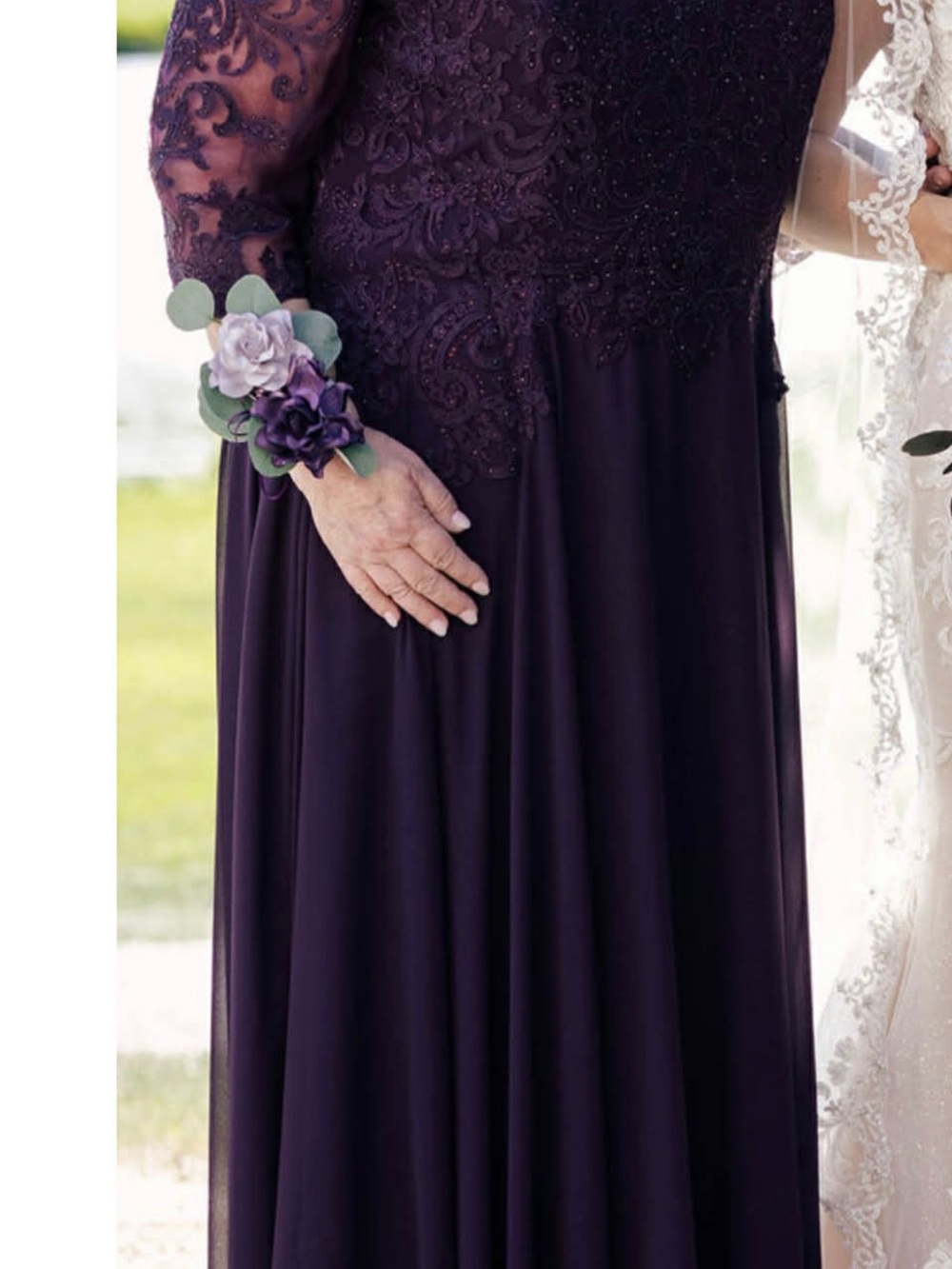 MGNY Purple Mother of the Bride Dress Size 20